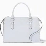 New Kate Spade Lise Mulberry Street Satchel Pebble Leather Taro Milk