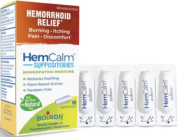 Boiron Hemcalm - 10 Suppositories