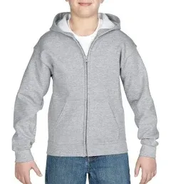 Gildan G186b Boy's Heavy Blend Youth Full-Zip Hood