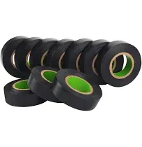 Electrical Tape 10 Rolls Professional Electric Tape Waterproof Or Black Tape And