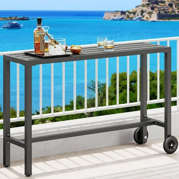 YITAHOME 55" Outdoor Bar Table