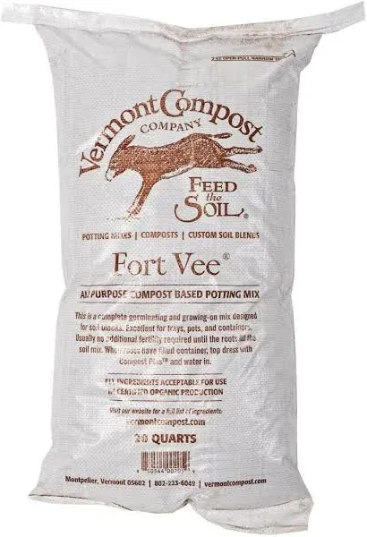 Vermont Compost Company Fort Vee Organic Potting Soil Mix