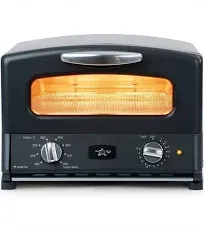 Sengoku SET-G16A(K) HeatMate Instant Heat Graphite Toaster Oven (Open Box)