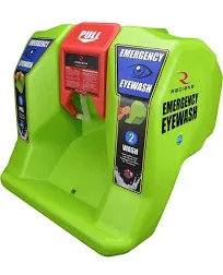 VisionAid Radians Emergency Eyewash Station REW01116, Hi-Viz Green, 16 gallon