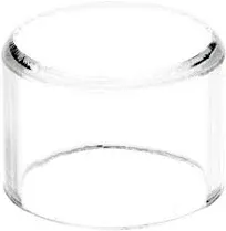 Plymor Clear Acrylic Round Cylinder Display Riser, 2&#034; H x 2&#034; D