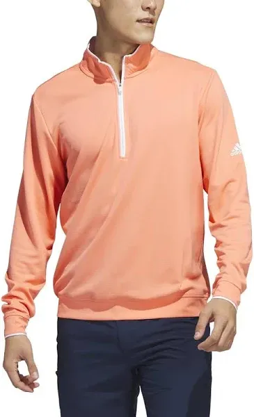 Adidas Men's Quarter Zip Golf Pullover