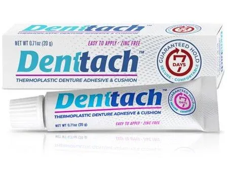 Denttach Denture Adhesive, Thermoplastic Denture Adhesive and Cushion Comfortable Denture 7 Days