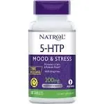 Natrol 5-HTP, Mood & Stress, Time Release, Maximum Strength, 200 mg, Tablets - 30 tablets