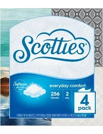 Scotties Everyday Comfort Facial Tissues, 92 Tissues per Box (Pack of 36)