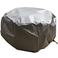 LU2000 Outdoor Round Fire Pit Cover 30" Firepit Bowl Protective Rain Cover