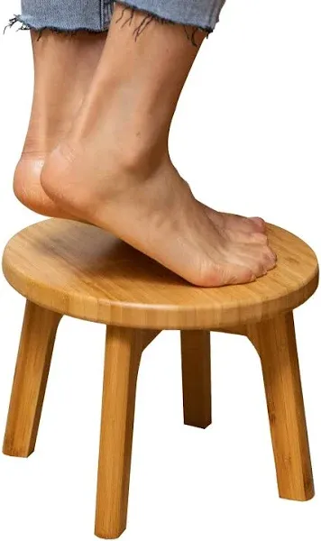 GOBAM Bamboo Step Stool