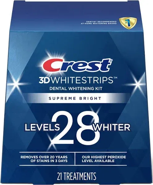 Crest 3D Whitestrips Supreme