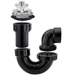 RecPro RV Shower Drain/Bathtub Drain P Trap | RV Plumbing | RV Shower P Trap | RV Plumbing Drain and Trap