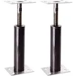 2 x Floor Jack Lift Stand Adjustable Steel House Steel Leveling Beam Post Tool