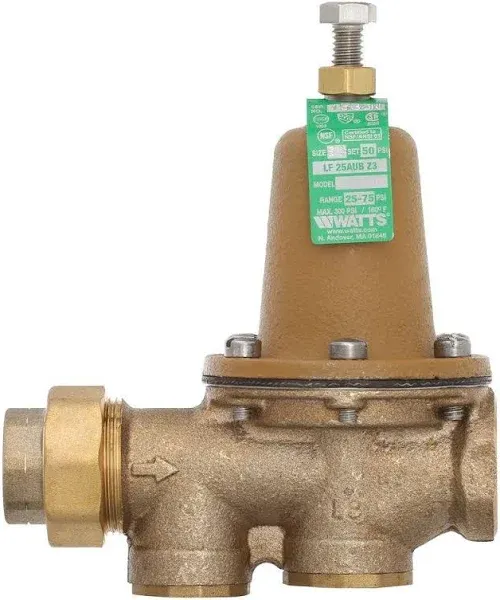 Watts Water Pressure Reducing Valve