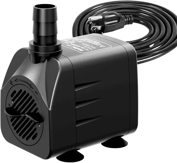 Energy-Efficie<wbr/>nt 1500L/H Aquarium Pump with Compact Design &amp; 360-Hour Protection