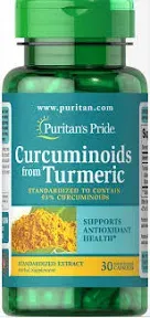 Puritan's Pride Curcuminoids 500 mg from Turmeric Standardized Extract