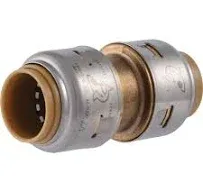 Max 1/2 In. Brass Push-To-Connec<wbr/>t Coupling Fitting