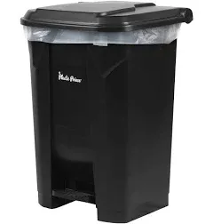 Plastic Prince 22 Gallon Step-On Trash Can/ Container