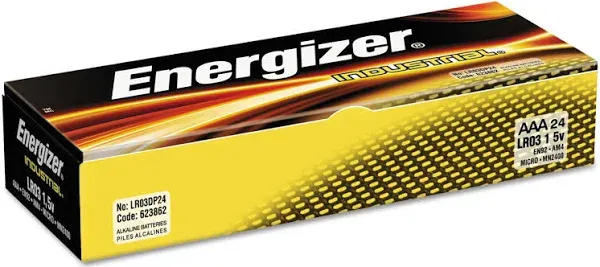 Energizer Batteries D Industrial Alkaline