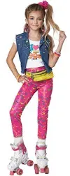 California Costume I Love The 90S Child Girls Outfit Party Disco 3021-105