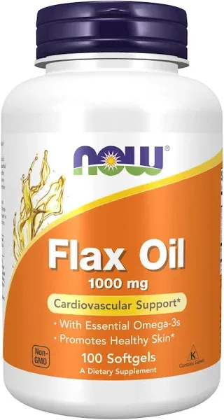 Now Foods Flax Oil 1000 mg