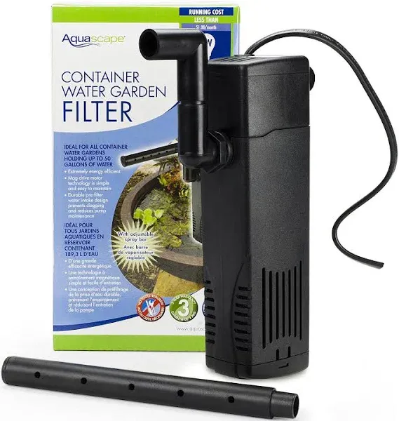 Aquascape Container Water Garden Filter with Pump - 77005