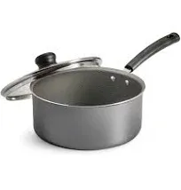 PrimaWare 3 Quart Non-Stick Steel Gray Covered Sauce Pan Fast delivery