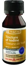 de La Cruz First Aid Antiseptic, Tincture of Iodine - 1 fl oz