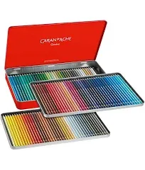 Caran d’Aache Pablo Permanent Colour Pencils Tin of 120 Artist Coloured Pencil