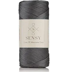 Sensy Premium 2mm 251 Yards Polyester Rope 100% Polypropylene Cord Macrame Cord 2mm Crochet Bag Cord Macrame Rope Crochet Thread Gift for Knitter (Copper)