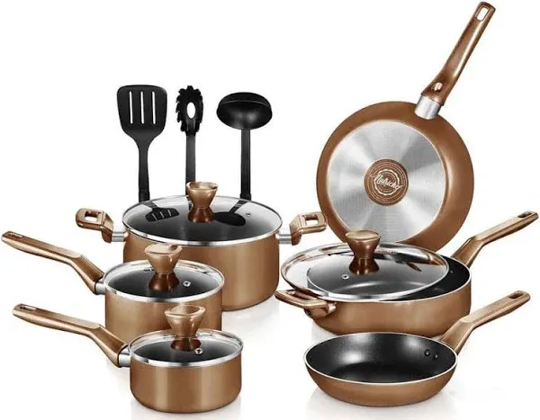 NutriChefKitchen Stylish Kitchen Cookware Set