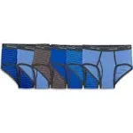 Fruit of The Loom Men's Fashion Brief Pack of 6 6-Pack Assorted Fashion Briefs, Small, Blue