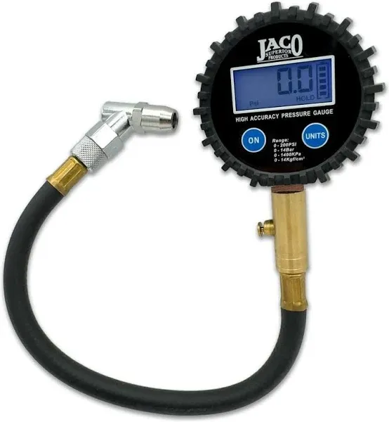 JACO ElitePro Digital Tire Pressure Gauge - Professional Accuracy - 200 PSI