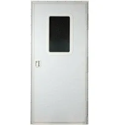 AP Products® 015-217717 - 26&quot;W x 72&quot;H Polar White Rectangular Entry Door