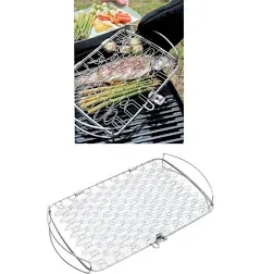 Weber 6471 Grill Basket, Stainless Steel, Large