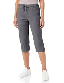 Champion Women'S Capri Pants, Lightweight Lounge Cropped Pants, Jersey Knit Capri For Women, 18