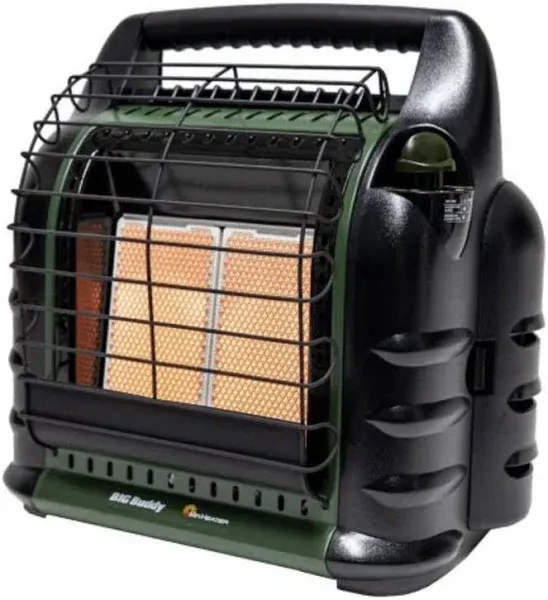 Mr. Heater 4,000-18,000 BTU Green Big Buddy Portable Liquid Propane Heater,NEW