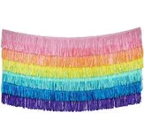 Tissue Paper Fringe Tassel Party Garland