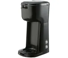 Mainstays Single Serve Coffee Maker, 1 cup Capsule or Ground Coffee, Black, New