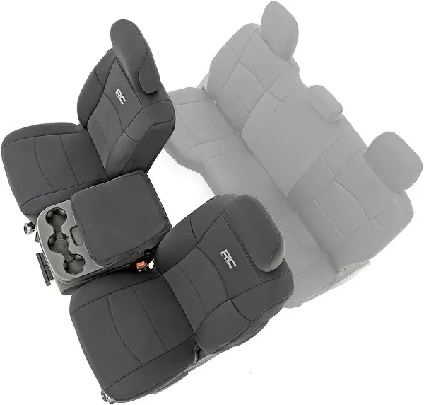 Rough Country (91043) Seat Covers | Bucket Seats | FR & RR | Ram 2500 2WD/4WD (2019-2024)