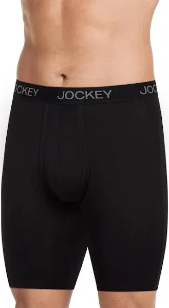 Jockey Chafe Proof Pouch Ultra Soft Modal 8.5" Long Leg Boxer Brief