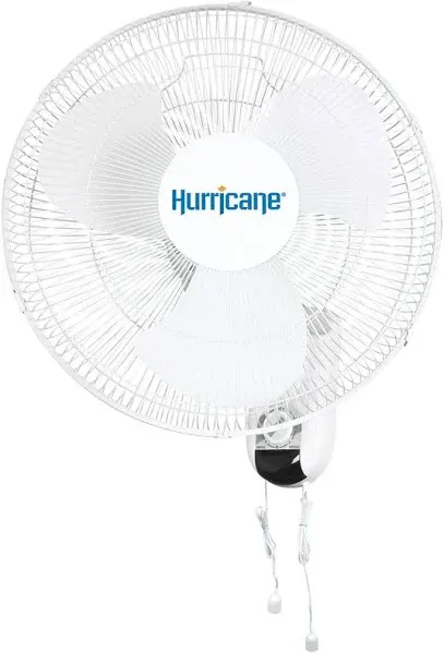 Hurricane Classic Oscillating Wall Mount Fan 16