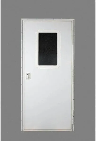 AP Products 26" x 72" White Square Entrance Door