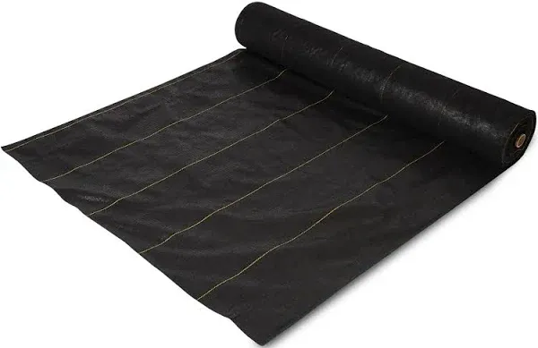 DeWitt P5 Pro Landscape Weed Barrier 5&#039; x 250&#039; Ground Heavy Duty Fabric Black