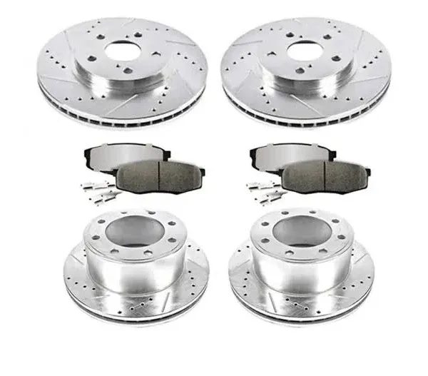 Power Stop K6405-36 Z36 Truck/Tow Upgrade Kit-Drilled/Sl<wbr/>otted Rotor Ceramic Pads