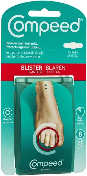 Compeed Blister Toe Patches x8