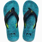 Reef Kids' Ahi Flip Flop Blue Coral