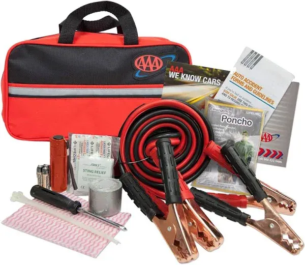 AAA Premium Road Kit, 42-Piece Emergency Car Kit