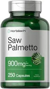 Horbaach Saw Palmetto Extract | 900mg | 200 Capsules | Non-GMO and Gluten Free Formula | Traditional Herb Supplement | from Saw Palmetto Berries